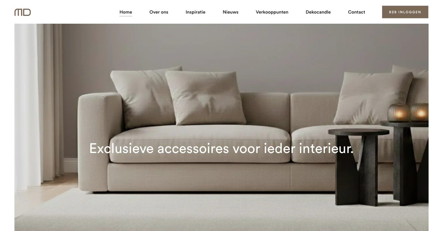 Handgegoten geurkaarsen van ICCI by Dekocandle in verschillende kleuren, uit de collectie van MD.